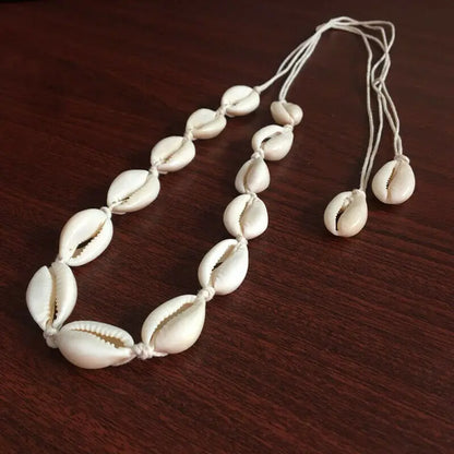 Boho Shell Beach Choker Necklace