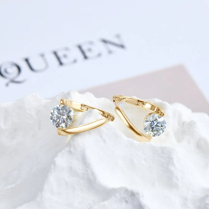 Luxury Twisted Hoop Earrings