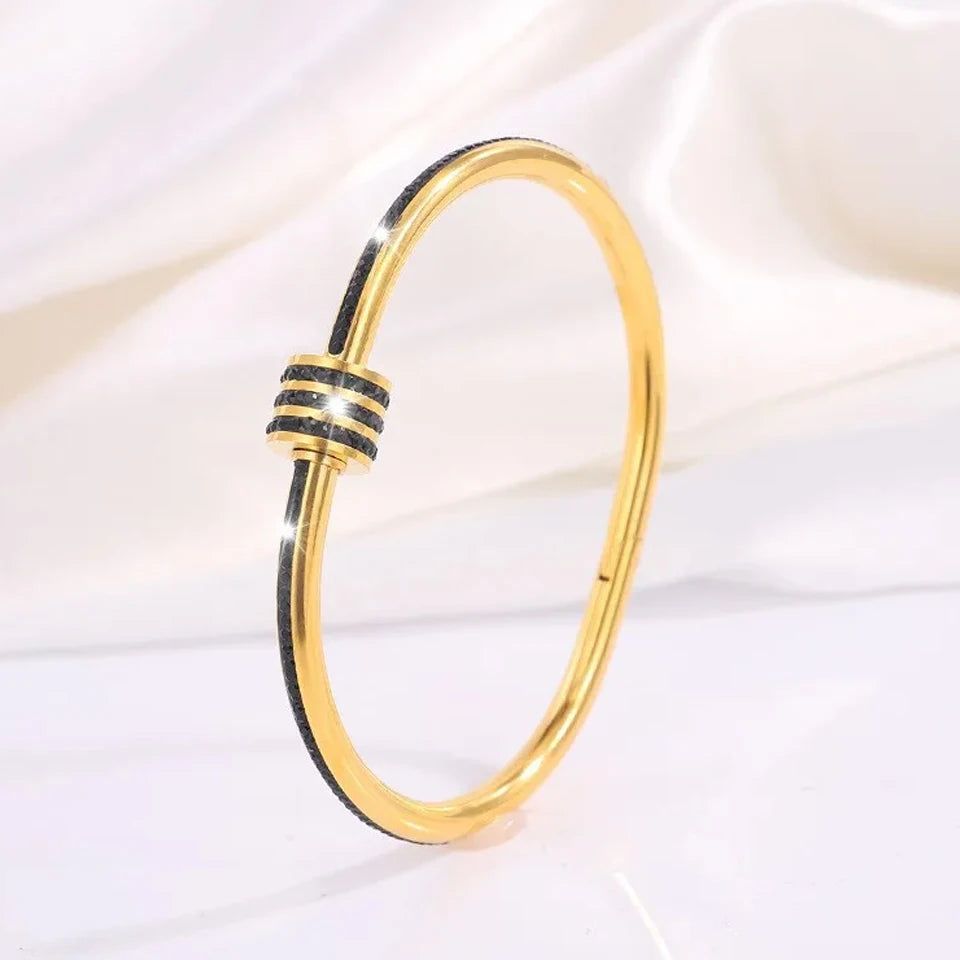 Stackable Zirconia Bangle Set