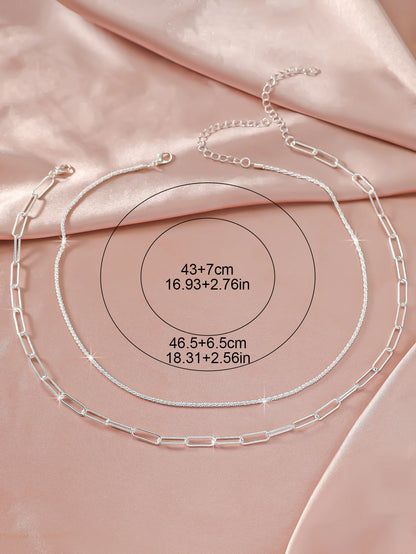 Silver Choker Necklace
