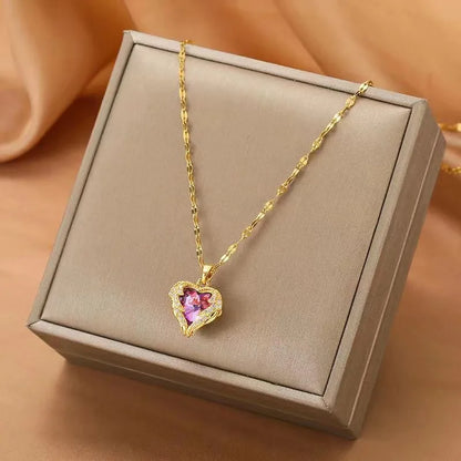 Crystal Heart Necklace