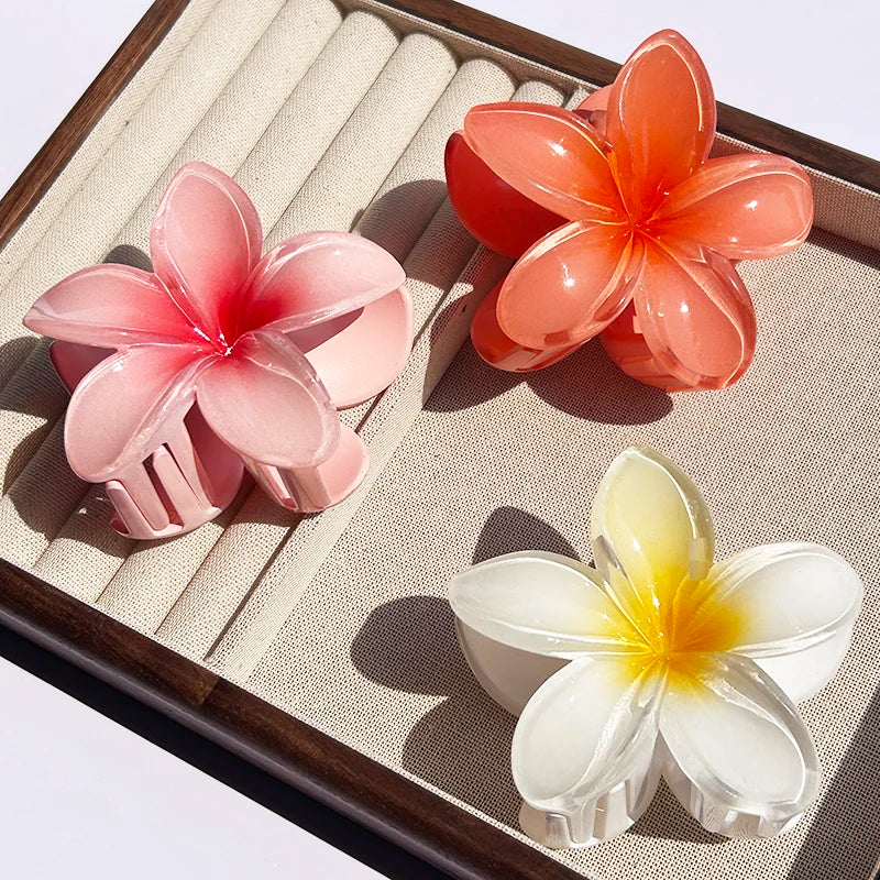 Bohemian Flower Hair Claw Clip