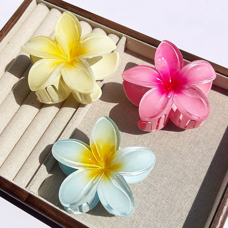 Bohemian Flower Hair Claw Clip
