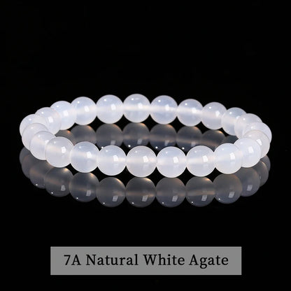 Natural Crystal Healing Bead Bracelet