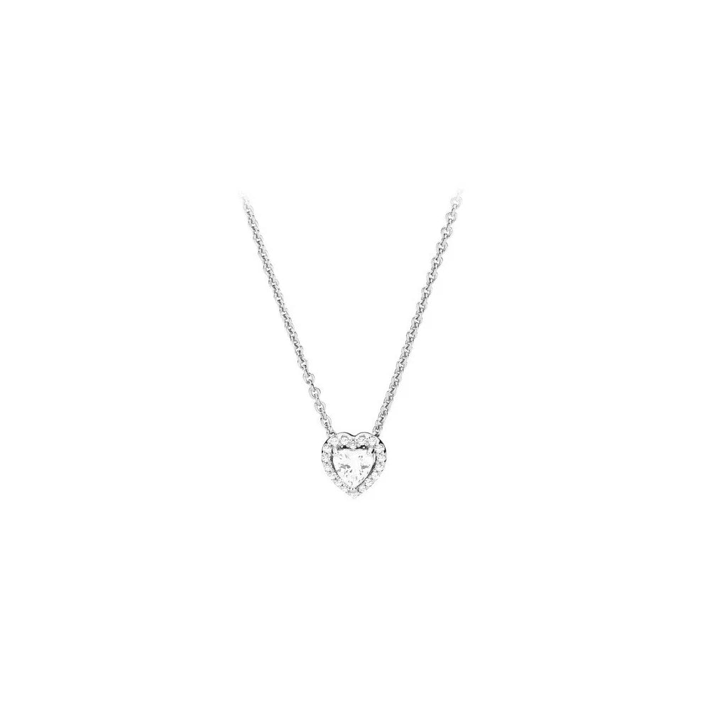 Silver Heart Pendant Necklace
