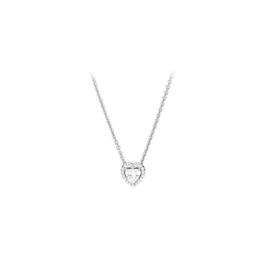 Silver Heart Pendant Necklace