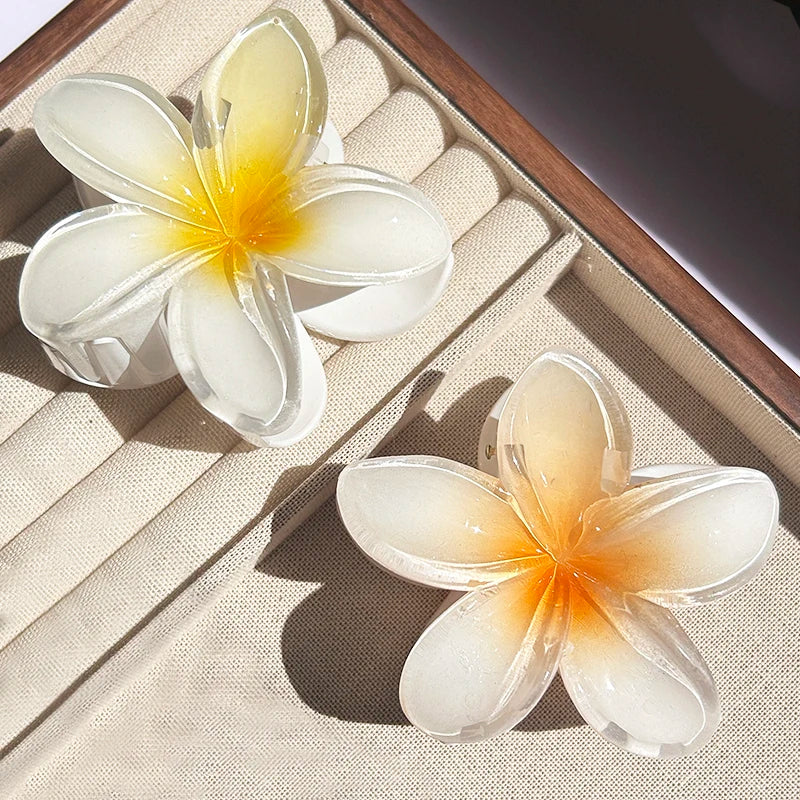 Bohemian Flower Hair Claw Clip