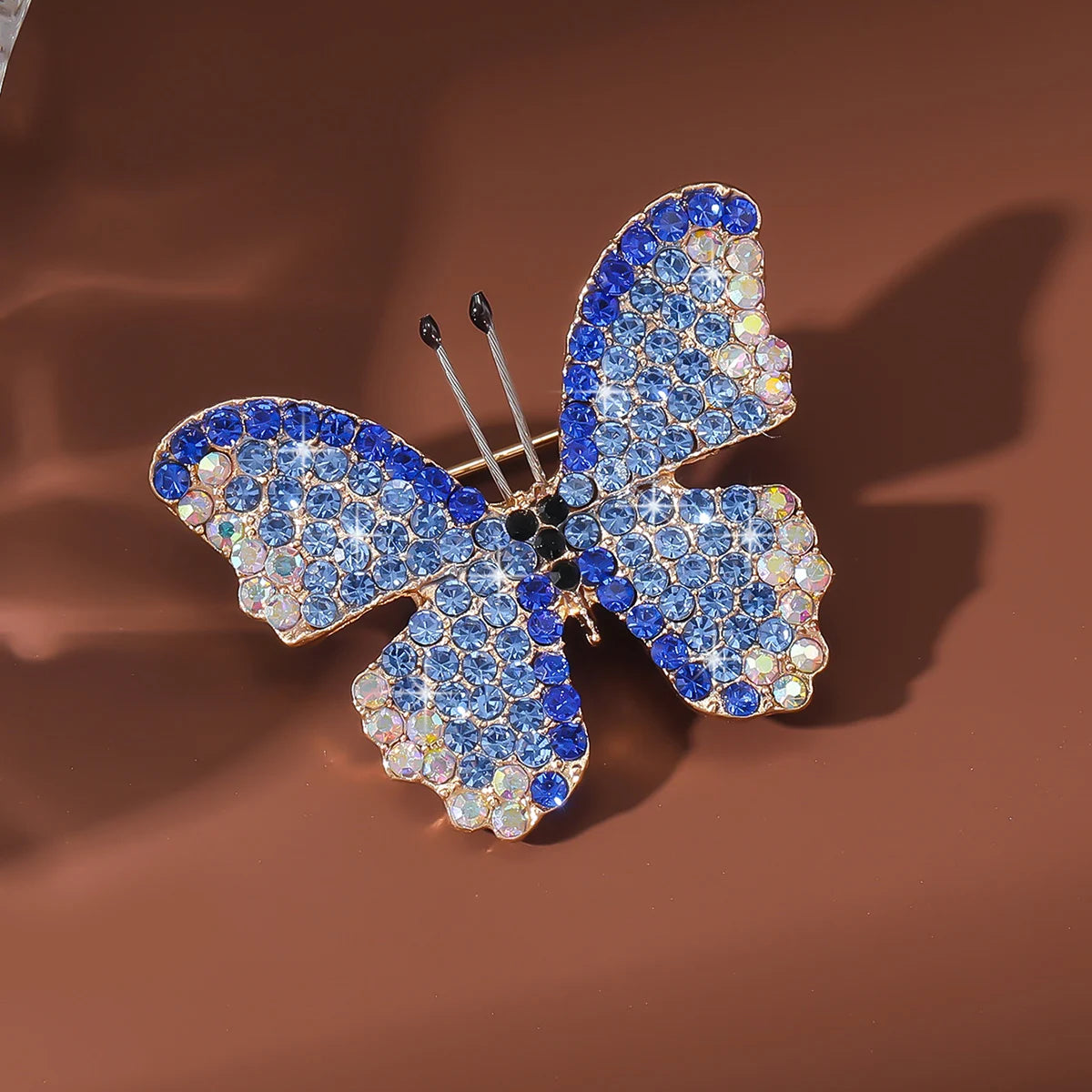 Sparkling Butterfly Brooch