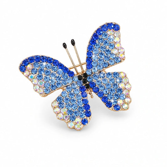Sparkling Butterfly Brooch