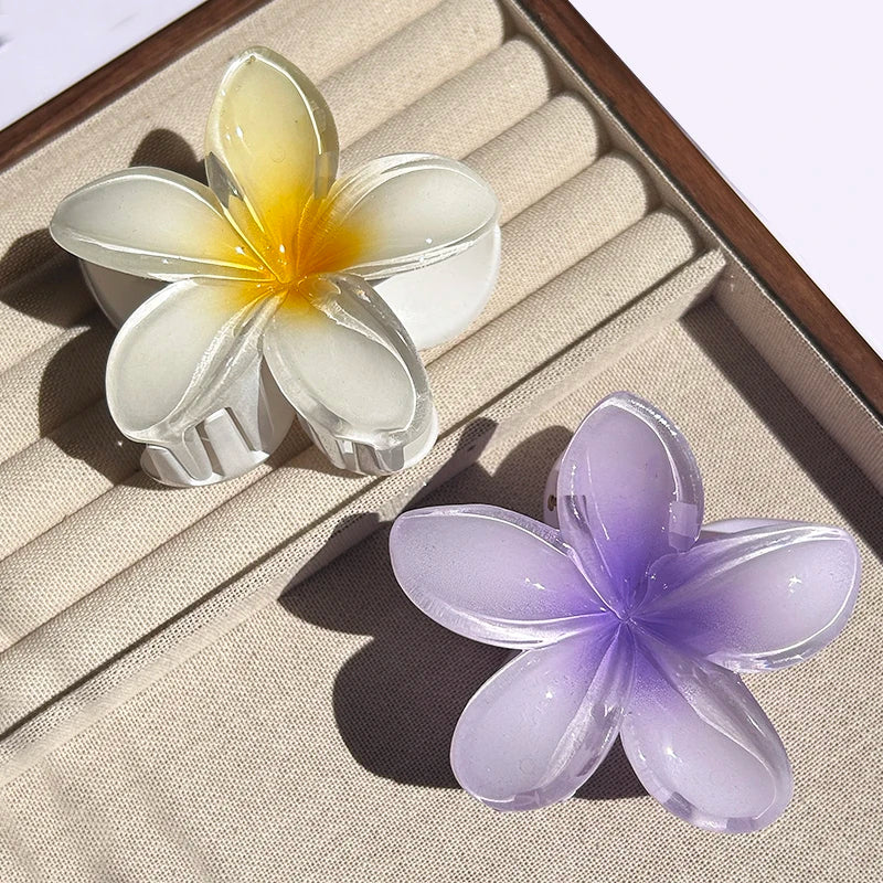 Bohemian Flower Hair Claw Clip