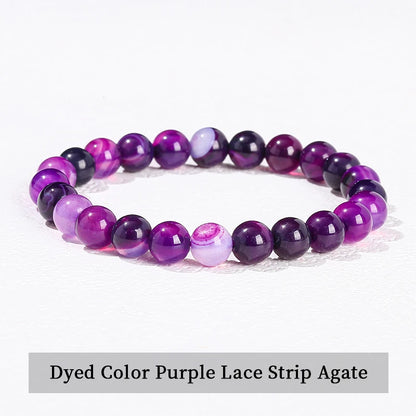 Natural Crystal Healing Bead Bracelet