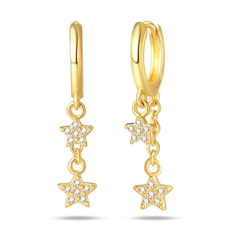 Pearl Bee Moon Earrings