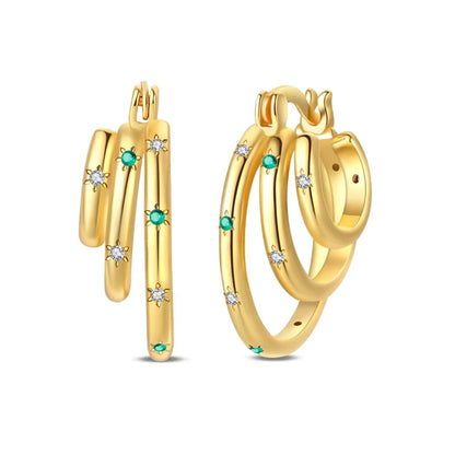 Pearl Bee Moon Earrings