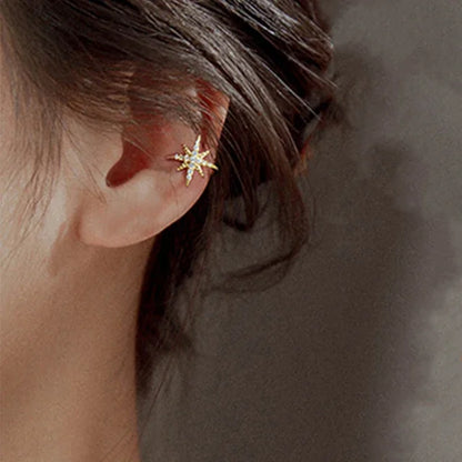 Rhinestone Ear Cuff Earrings