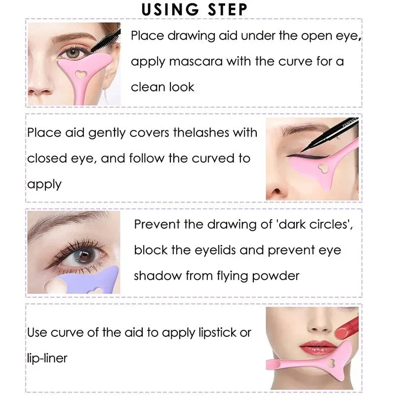 Winged Eyeliner Stencil