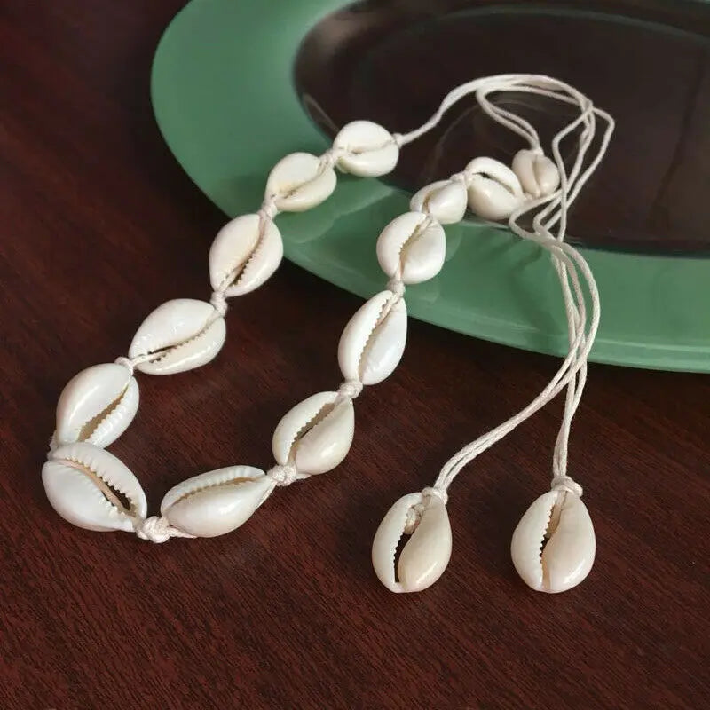 Boho Shell Beach Choker Necklace