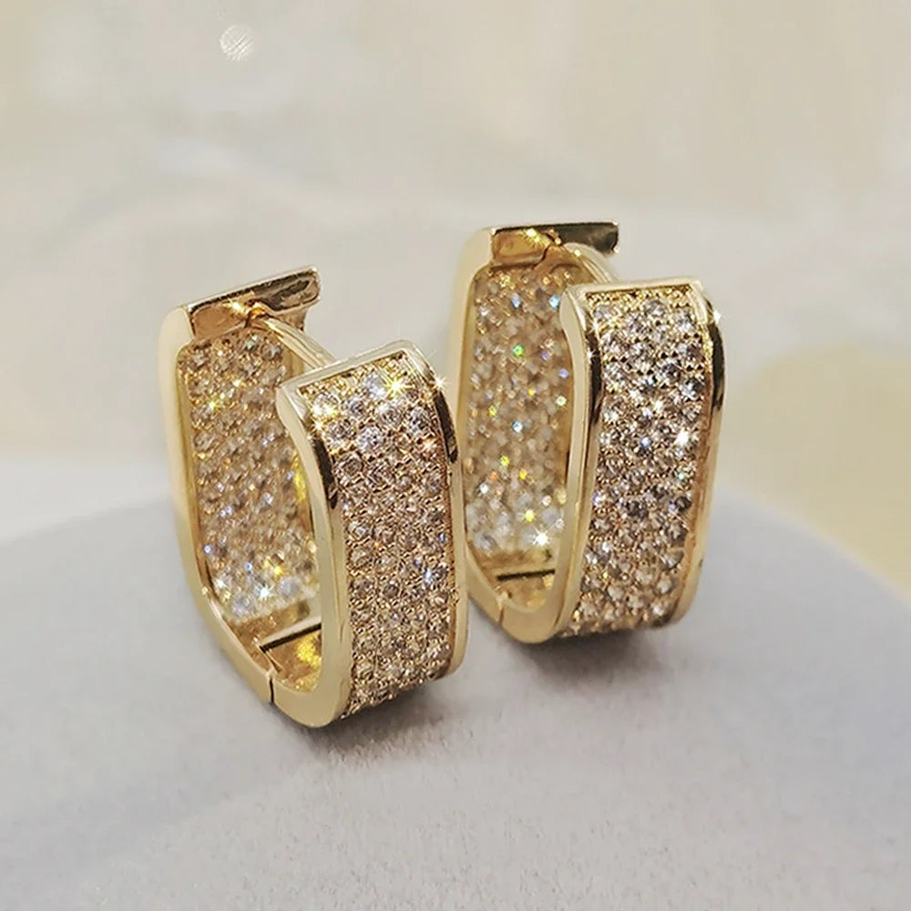 Sparkling Stud Earrings