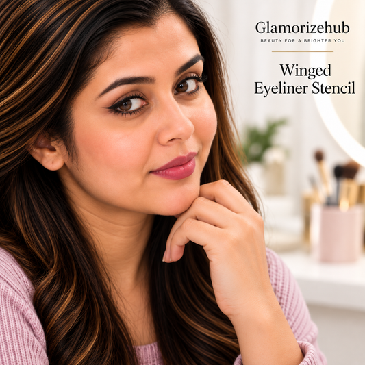 Winged Eyeliner Stencil